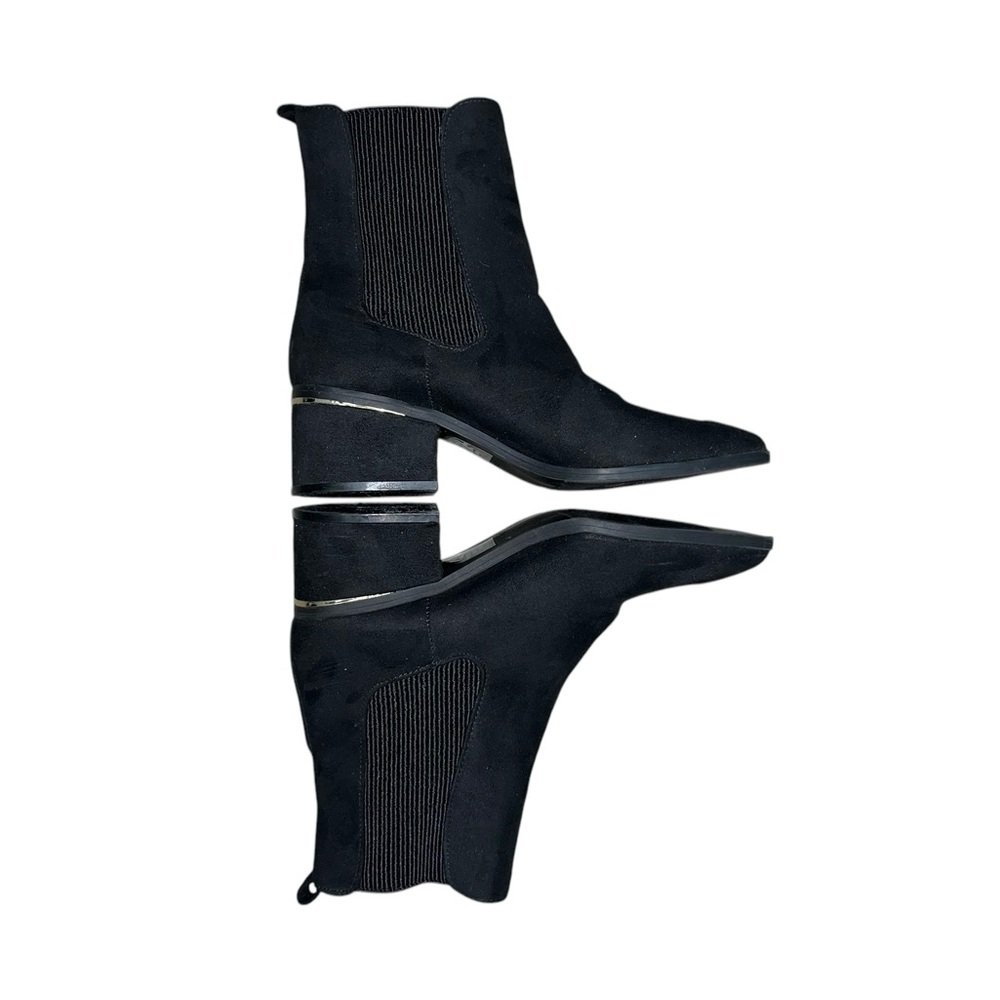 EXPRESS Black Faux Suede Booties Size 7